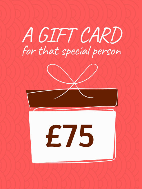 £75 Gift Card (+10% extra value)