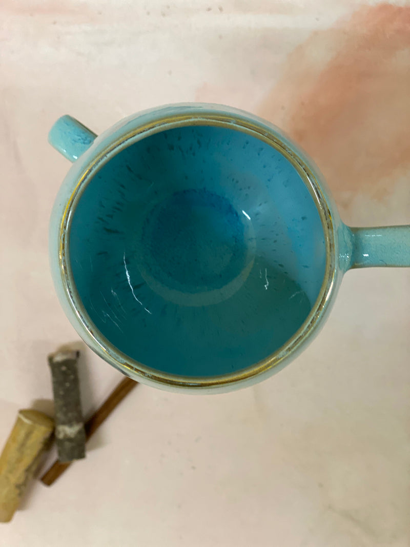 Bruna Large Mug with Golden Rim